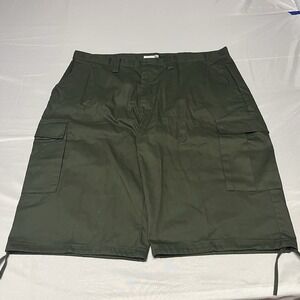 Y2K Regal Wear Cargo Shorts Mens 44 Olive Green BDU Baggy Military Streetwear